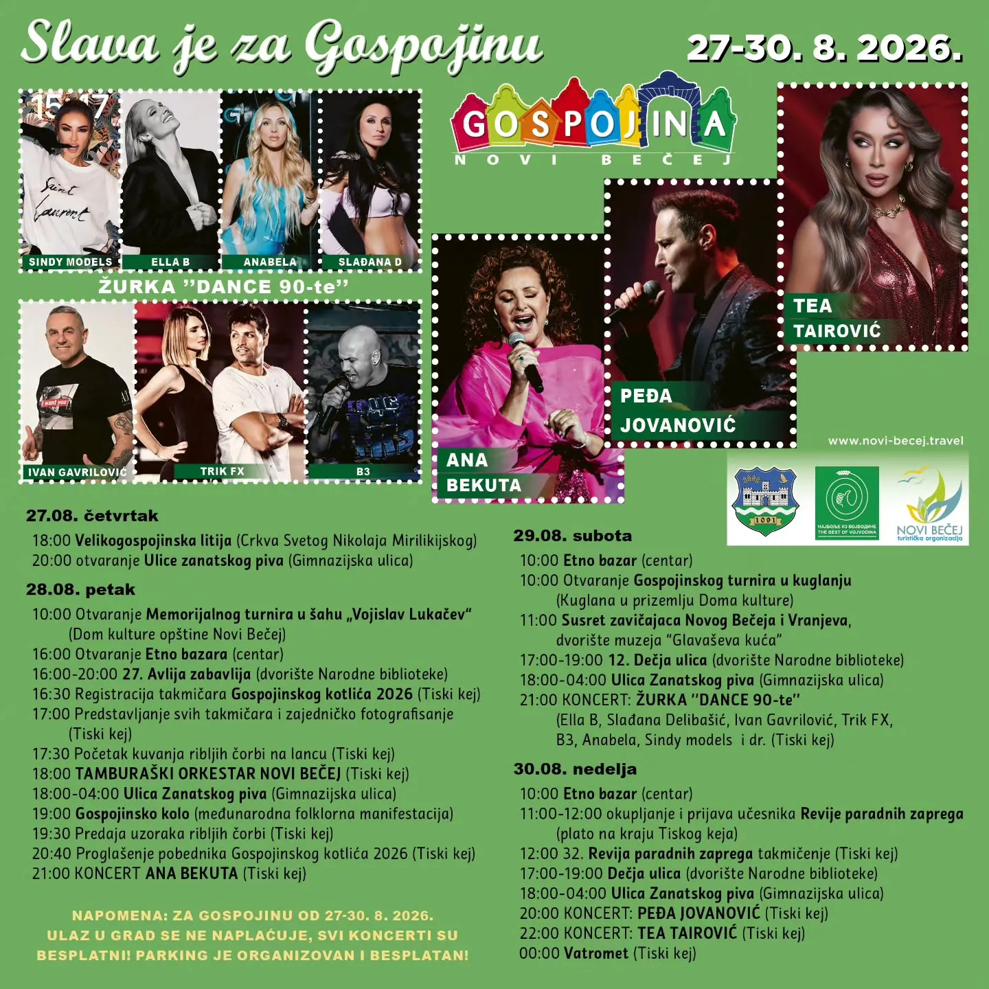 Program Gospojinskih dana